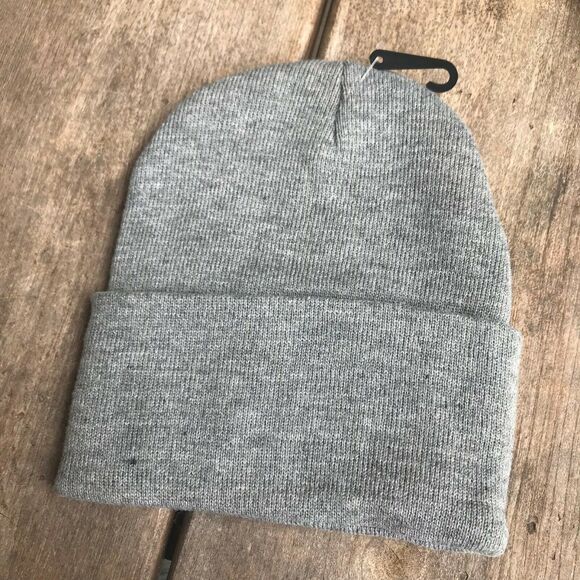 Sucks To Suck Womens Hat One Size Watch Cap Boggan Toboggan Gray Grey Pink NEW - Picture 2 of 4